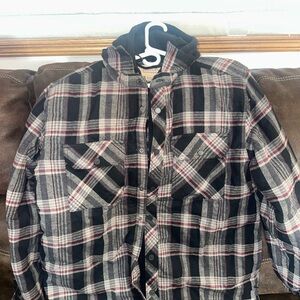 Plaid Hooded Jacket